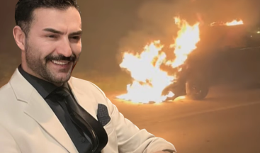 Hendek’li Fenomen Kenan Esenboğa’nın aracı yandı.