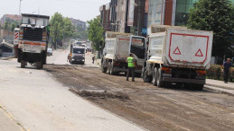 Prof.Dr. Ayhan Kızıl Caddesi yol yapım çalışmaları başladı.