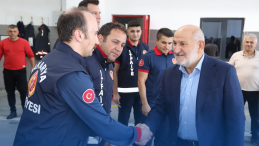 Başkan İrfan Püsküllü’den İtfaiye Haftası ziyareti